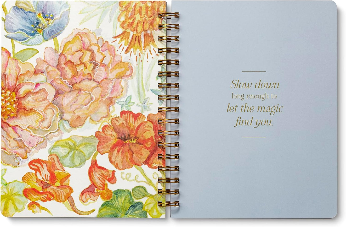 Compendium Spiral Notebook – Expect the Best Things to Happen Today – A Designer Spiral Notebook with 192 Lined Pages, College Ruled, 7.0" W x 9.25" H