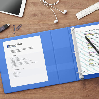 Staples Heavy-Duty 2-Inch D-Ring View Binder, Reinforced Spine, Holds Up to 450 Sheets, Gray, for Office & School