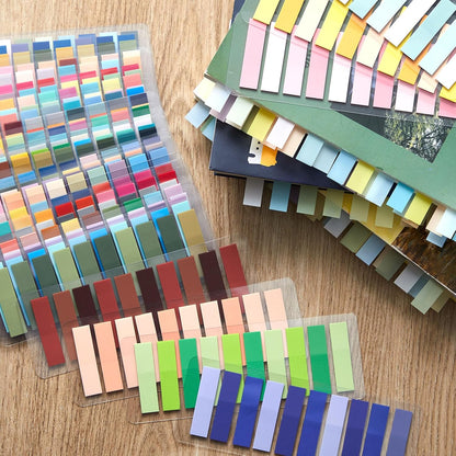 ReliThick 8000 Pcs Writable Sticky Tabs, 40 Colors Book Notes for Annotating Books, Self-Adhesive Index Tabs for Bible, Planner, Notebook, School & Office Supplies