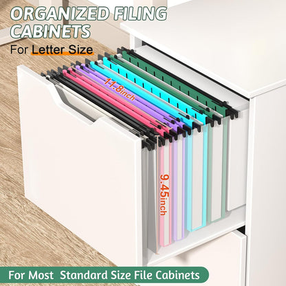 Plastic Hanging File Folder Letter Size,12 Pack Reinforced Heavy Duty Hanging Folders,Sturdy File Cabinet Folders,Black Hanging File Folder with Tabs,Hanging Folders for Filing Cabinet