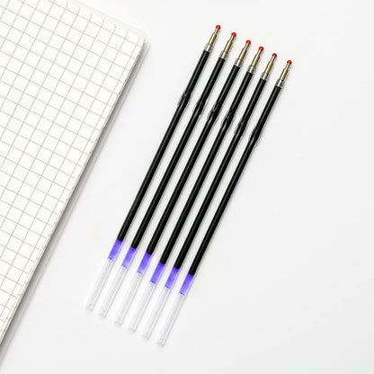 Linbsunne 50 Pieces Ballpoint Refills Medium Point 1mm Black Ink Replaceable Ball Point Pen Refills for Men Women (50pcs-Black Ink, Length can be Cut)