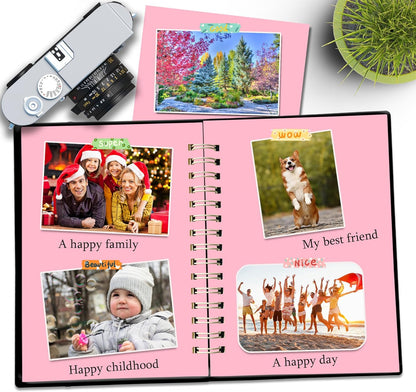 25 Sheets Black Cardstock Paper 8.5'' x 11'', 250gsm/92lb Thick Paper for Scrapbook, Invitations, Printing and DIY Cards