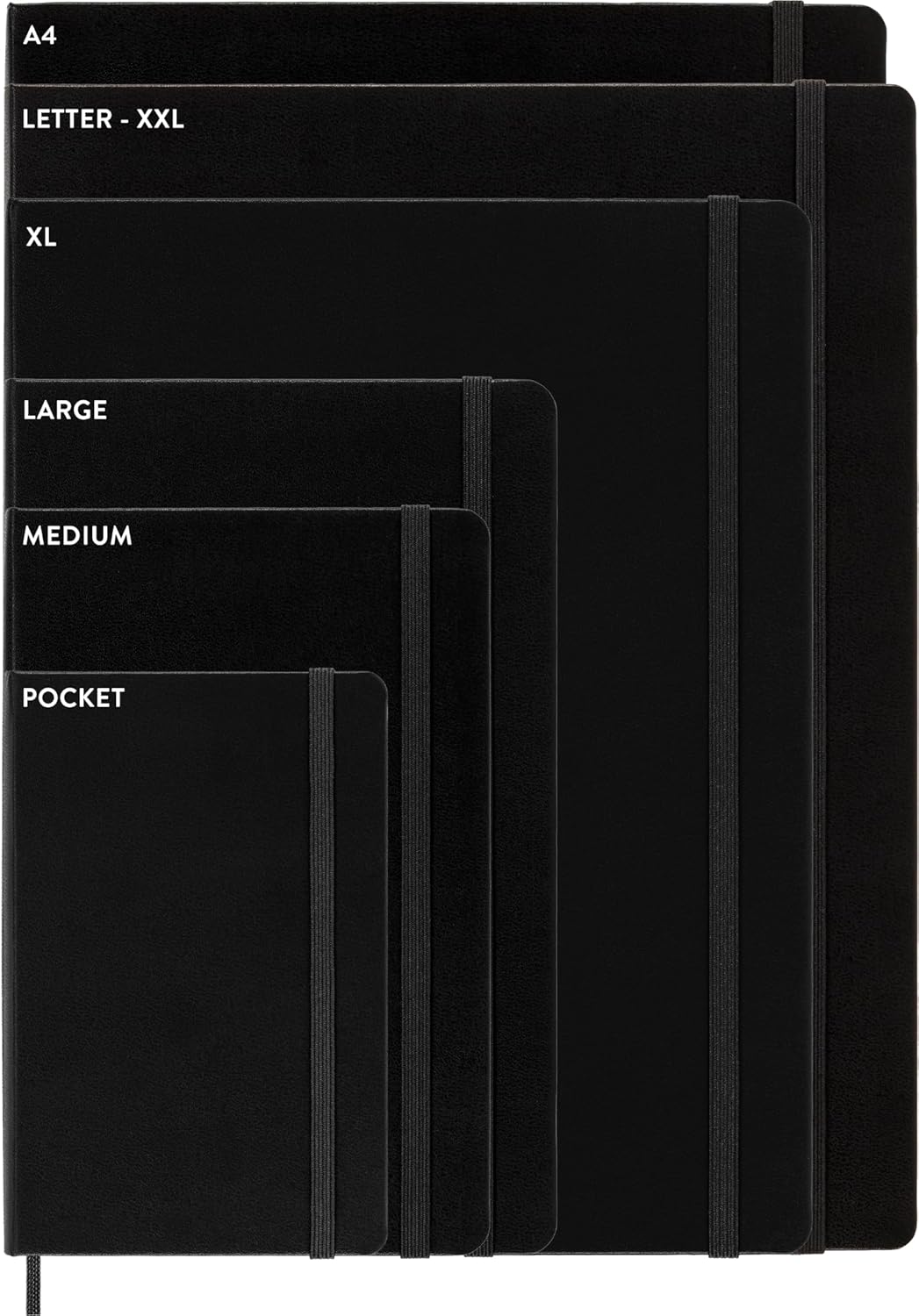 Moleskine Classic Notebook, Large, Squared, Red, Hard Cover (5 x 8.25)