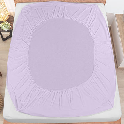 Twin Size Mattress Protector Waterproof, Premium 200 GSM Terry Mattress Cover, Soft & Breathable Bed Cover, Fitted Sheet Style Stretchable Deep Pockets 15" by Utopia Bedding (White)