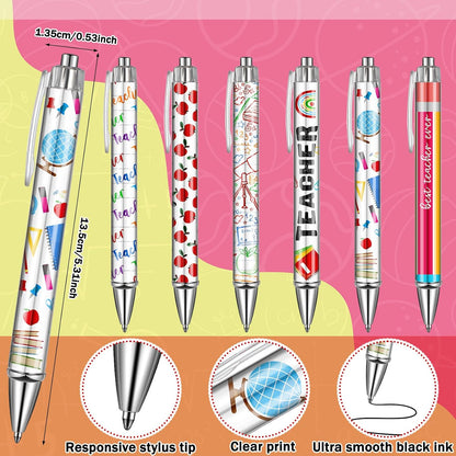 Resurhang 6 Pack A5 Composition Notebook Marble Spiral Notebooks Preppy Cute Aesthetic Hardcover Ruled Composition Books with Ballpoint Pens for School Day Classroom Prize, 5.8 x 8.3 Inch