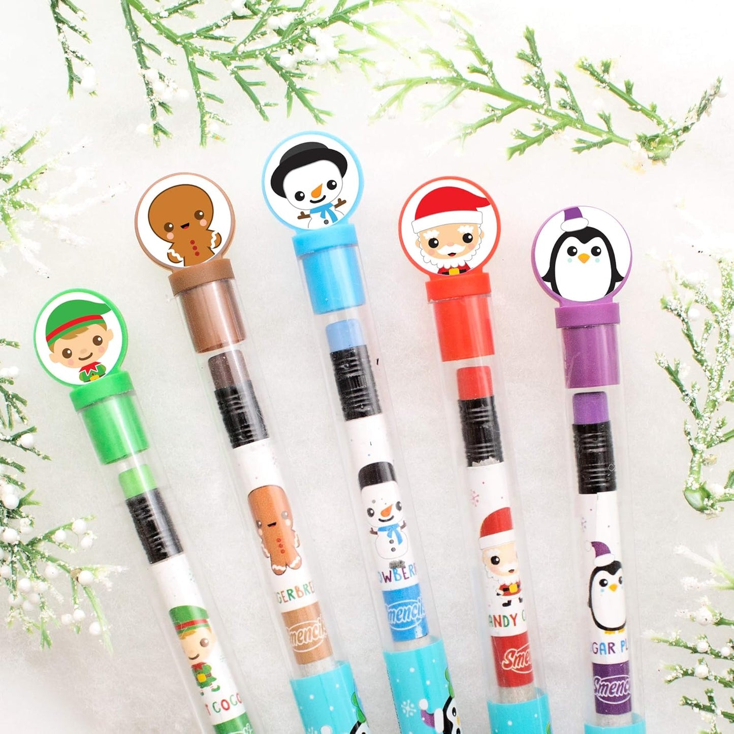 Spring Smencils - HB #2 Scented Pencils, 5 Count, Gifts for Kids, School Supplies, Classroom Rewards, Easter basket stuffers