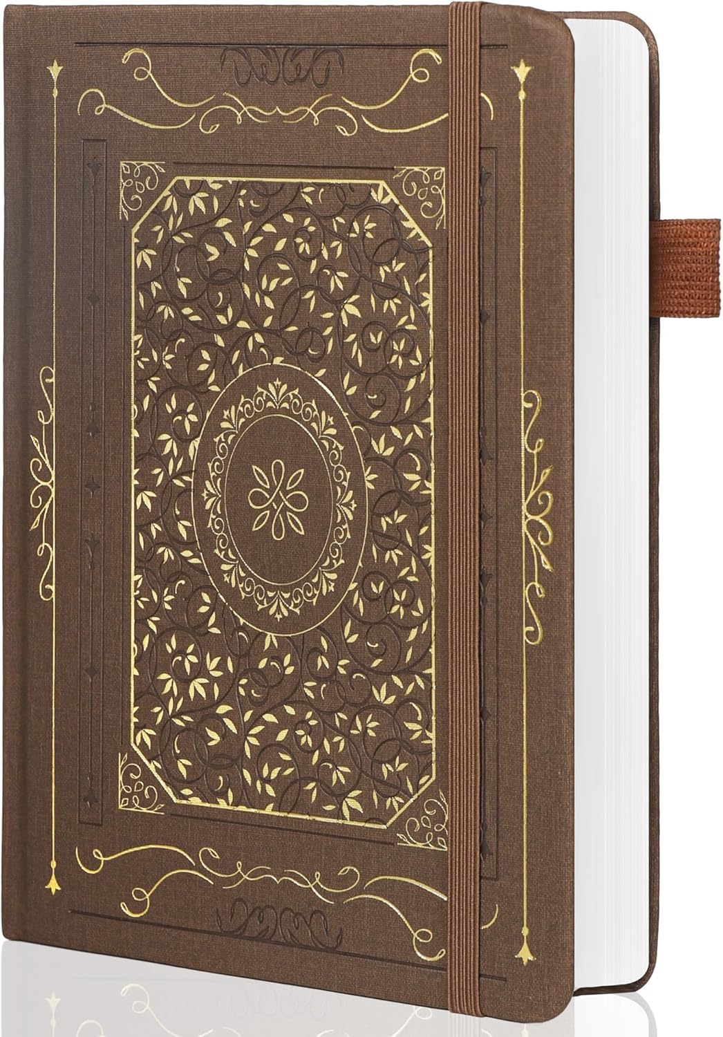 TIEFOSSI Lined Notebook, 100gsm Thick Paper, Hardcover College Ruled Journals for Women Men, 320 Numbered pages, for Travel, School and Office Use