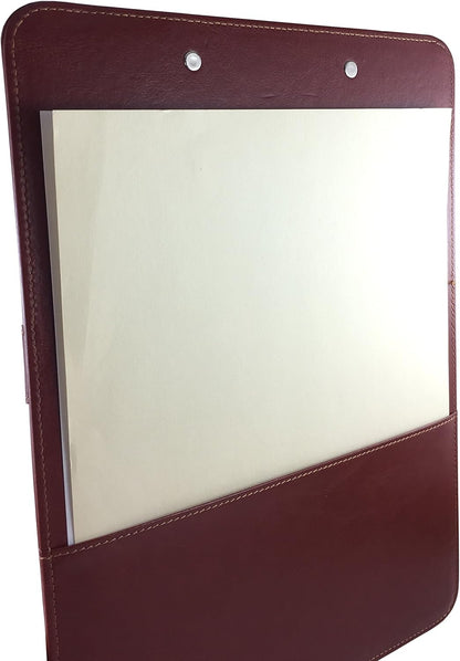 Trade Quest Clipboard Faux Leather Single (Chestnut Brown)