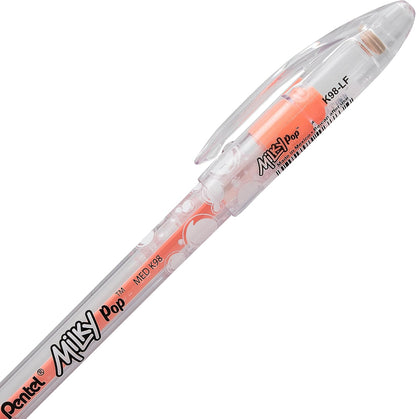 Pentel Sparkle Pop Metallic Gel Pen, (1.0mm) Bold Line, Assorted Colors, Pack of 8 (K91BP8M)
