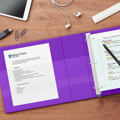 Staples Heavy-Duty 2-Inch D-Ring View Binder, Reinforced Spine, Holds Up to 450 Sheets, Gray, for Office & School