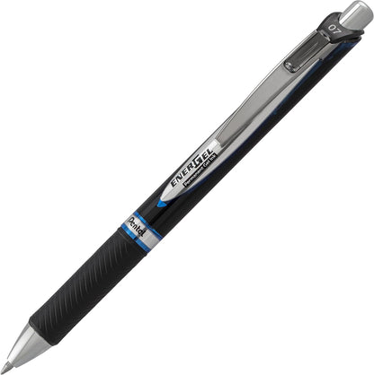 Pentel EnerGel Permanent Gel Ink Rollerball Pen, Black, 3 Pack (BLP77BP3A)