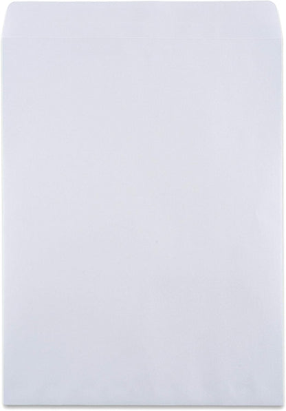 Aimoh 100 10 x 13 Self-Seal Security White Catalog Envelopes - 28lb, 100 Count, Security Tinted, Ultra Strong Quick-Seal, 10x13 inch (39100)