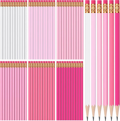 TecUnite 120 Pcs #2 HB Pencils with Eraser No 2 Unsharpened Wooden Hexagonal Pencils for Adults Gifts for School Exam art Learning Office Sketching(Rainbow Colors)