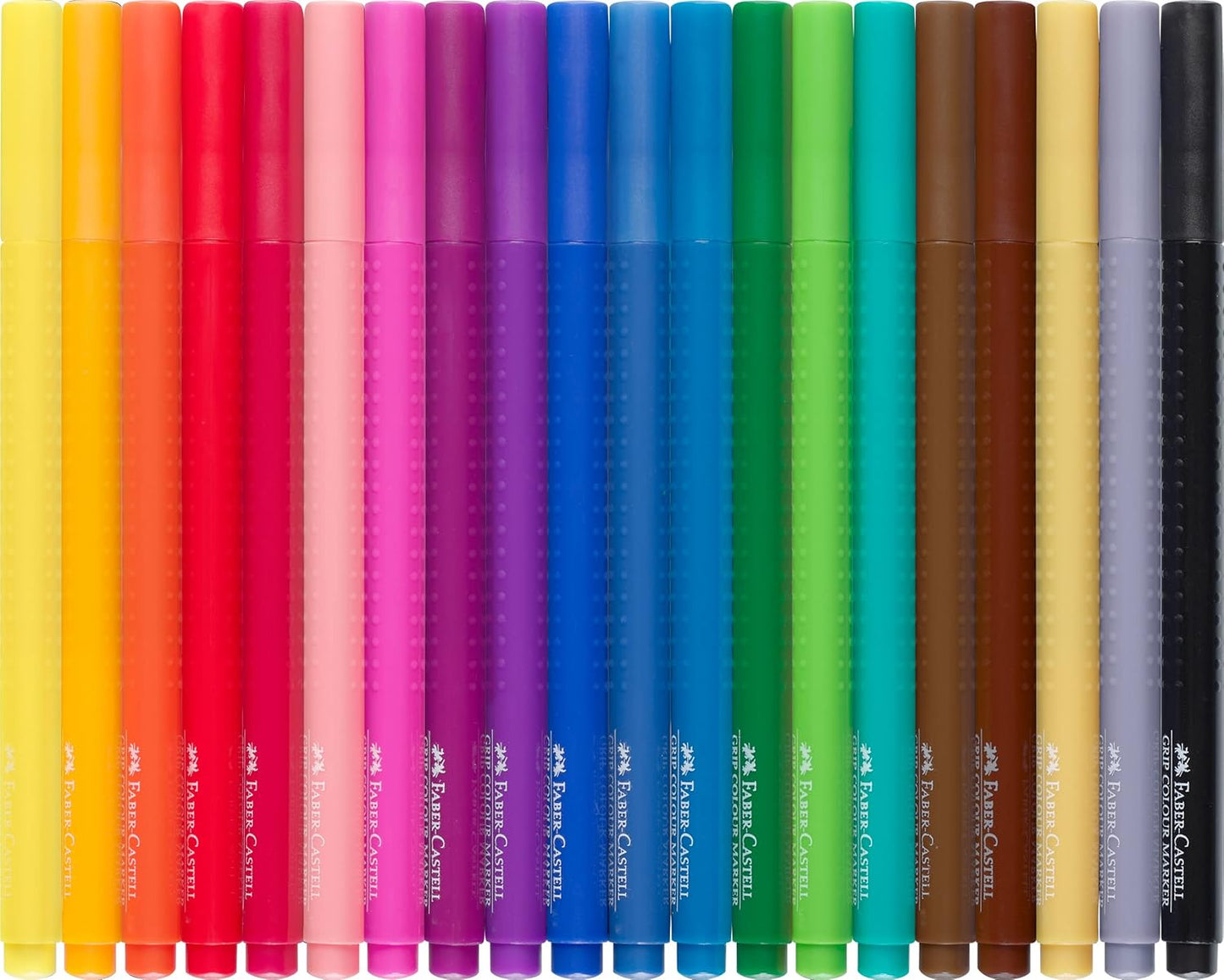 Faber-Castell Grip Colour Felt Tip Pens - Set of 30