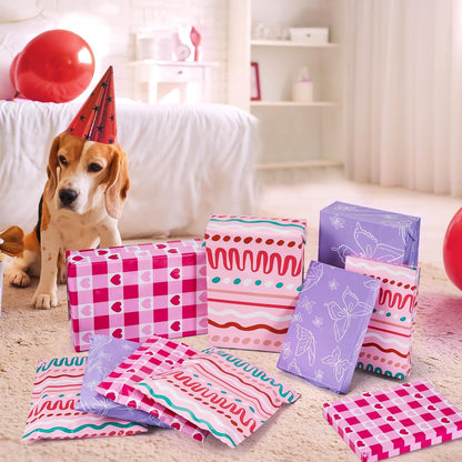 Metronic Cute Poly Mailers 10x13" 50pc Small Shipping Bags, Strong Adhesive Mailers Poly Bags for Business, Waterproof Mailing Envelopes for Packing Shipping Clothes Gifts, Gradient BluePink