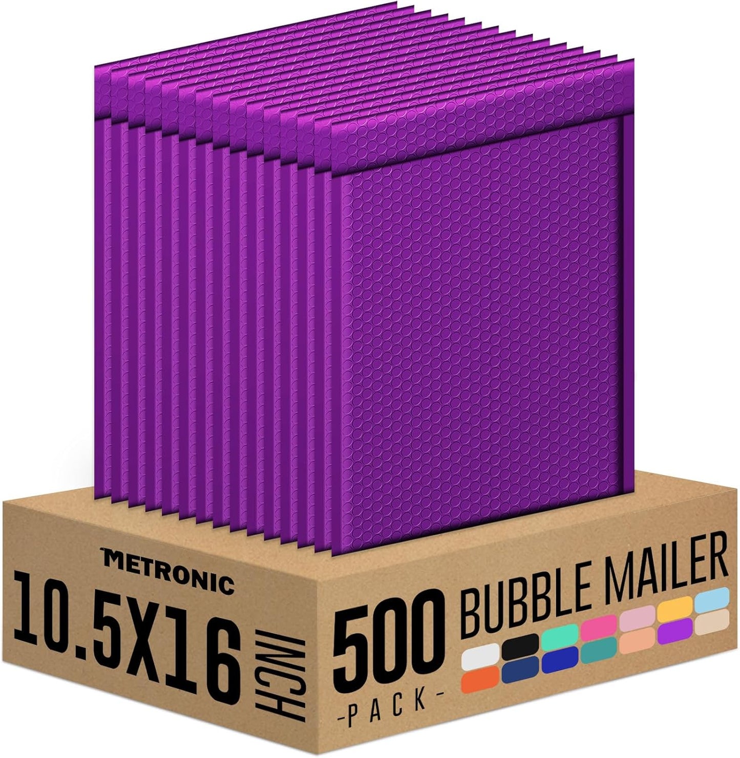 Metronic Bubble Mailers 6x10 Inch 100 Pack Black Usable Size 6x9" Opaque Padded Envelopes Waterproof Bubble Envelopes Cushioning Mailer for Small Business Mailing Makeup Jewelry Gifts