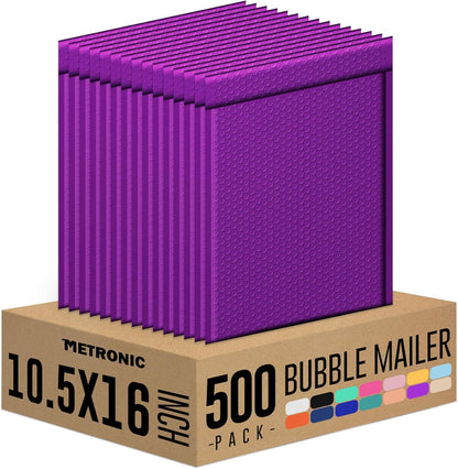 Metronic Bubble Mailers 6x10 Inch 100 Pack Black Usable Size 6x9" Opaque Padded Envelopes Waterproof Bubble Envelopes Cushioning Mailer for Small Business Mailing Makeup Jewelry Gifts