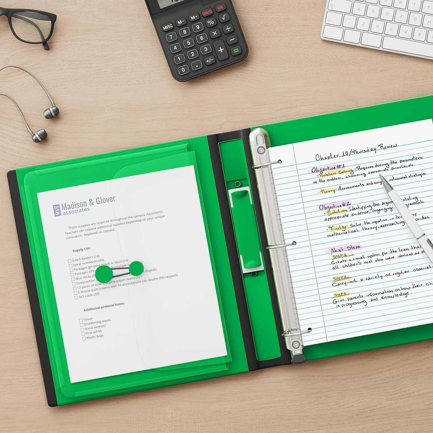 Staples Better Binder 2-Inch D-Ring View Binder, Reinforced Spine, Holds Up to 540 Sheets, Teal, for Office & School