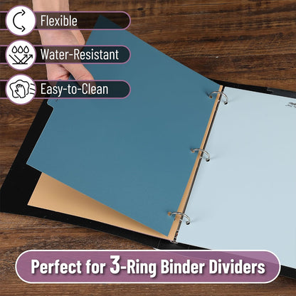 Mr. Pen- Binder Dividers, 6 Tab Dividers, Pack of 2 Sets (12 Dividers Total), Dividers