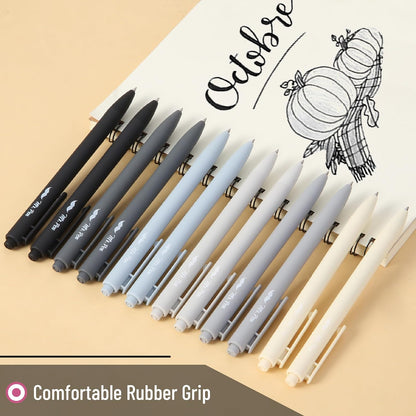 Mr. Pen- Retractable Gel Pens, 12 Pack, Colorful Ink, Fine Point 0.7mm, Fast Dry, Smooth Writing, Cute Pens for Drawing, Writing Planner and School Supplies