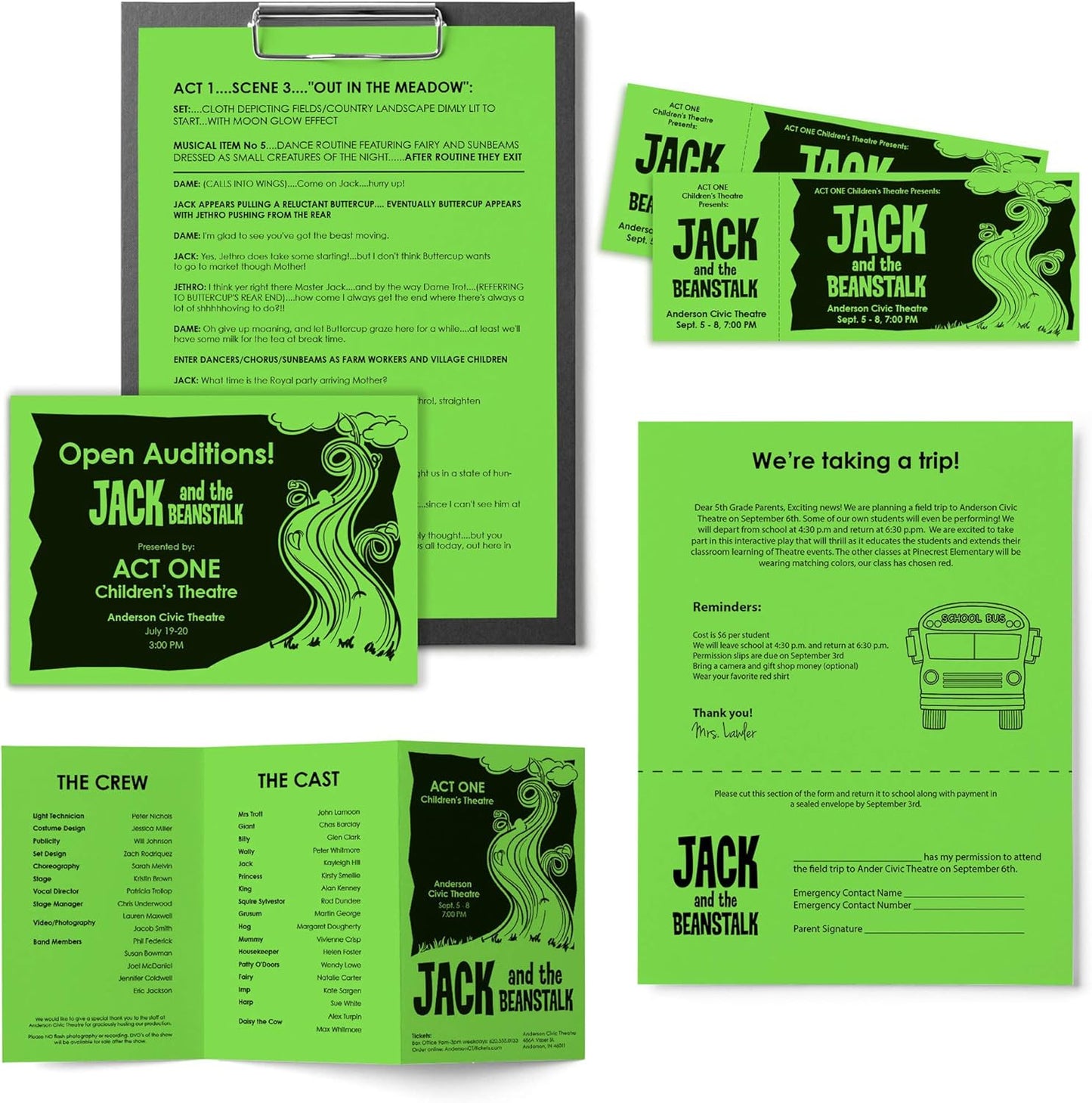 Neenah Astrobrights Premium Color Paper, 24 lb, 8.5 x 11 Inches, 500 Sheets, Martian Green (WAU21801)
