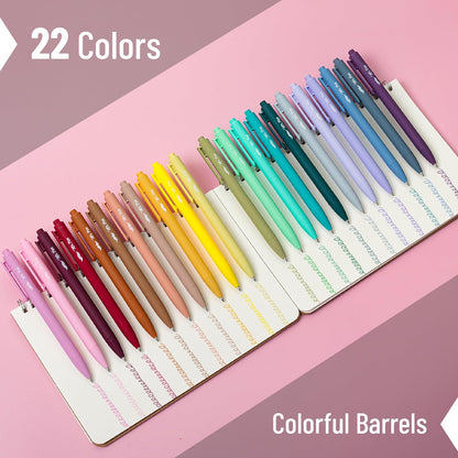 Mr. Pen- Retractable Gel Pens, 12 Pack, Colorful Ink, Fine Point 0.7mm, Fast Dry, Smooth Writing, Cute Pens for Drawing, Writing Planner and School Supplies