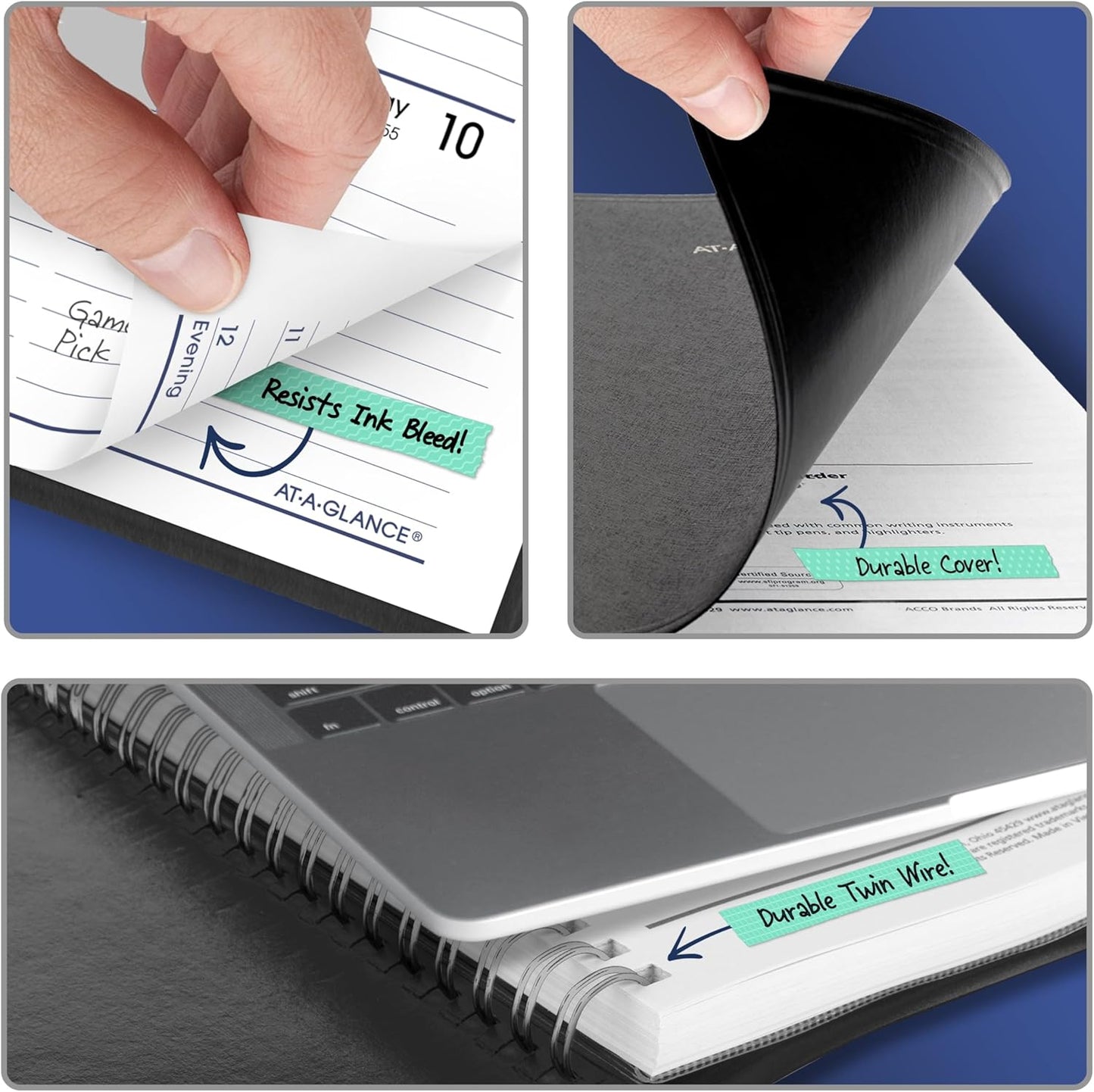 AT-A-GLANCE 2026 Appointment Book Planner, Weekly, 5" x 8", Small, DayMinder, Black (G2000026)