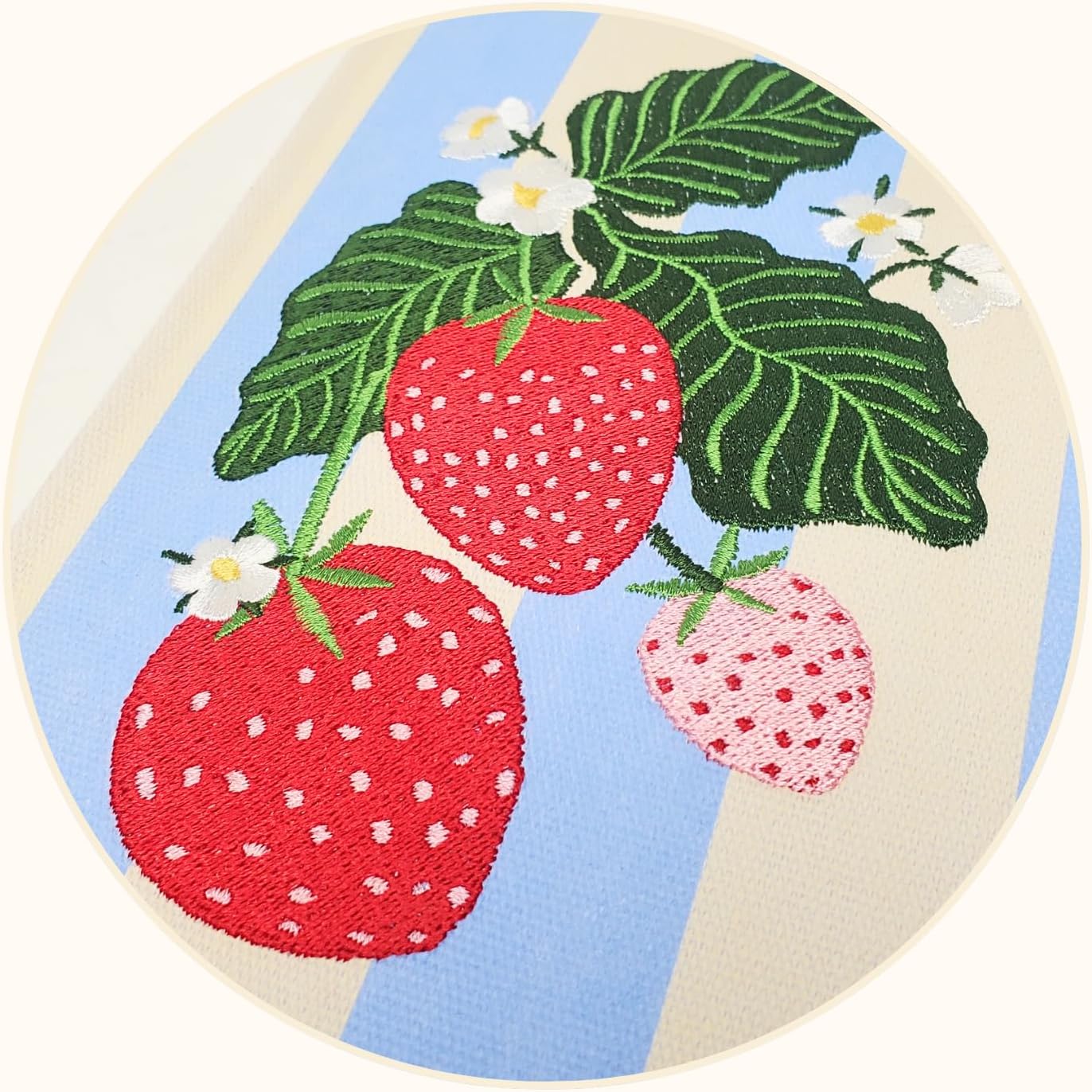 Lady Jayne Embroidered Canvas Hardcover Journal with 192 Lined Pages, 6” x 8.5” – Flower Market Poppy (83289)