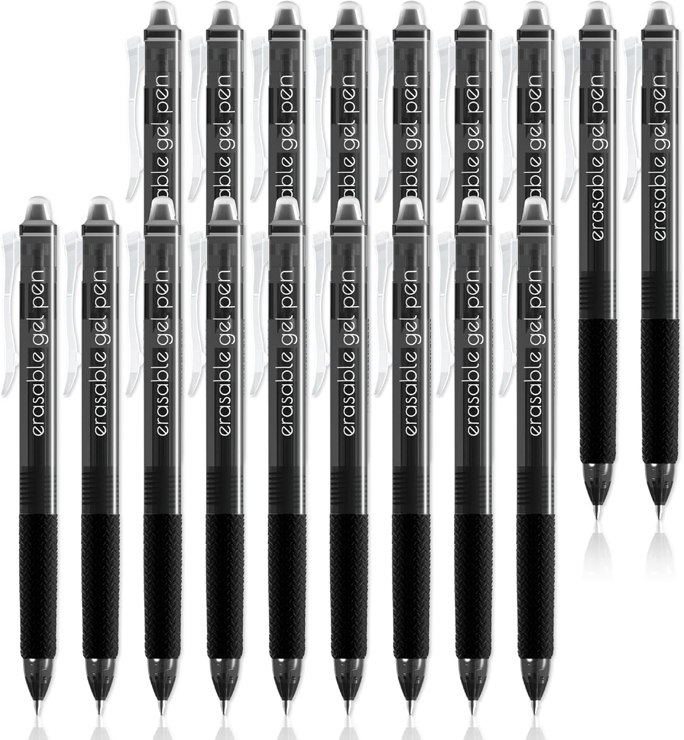 Vanstek 15 Colors Retractable Erasable Gel Pens Clicker, Fine Point(0.7), Make Mistakes Disappear, Premium Comfort Grip for Drawing Writing Planner and School Supplies