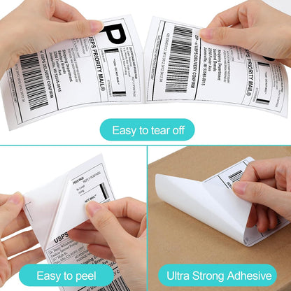 Joyberg 4x6 Thermal Labels, Shipping Labels, Strong Adhesive Thermal Label, White Printer Paper/Label