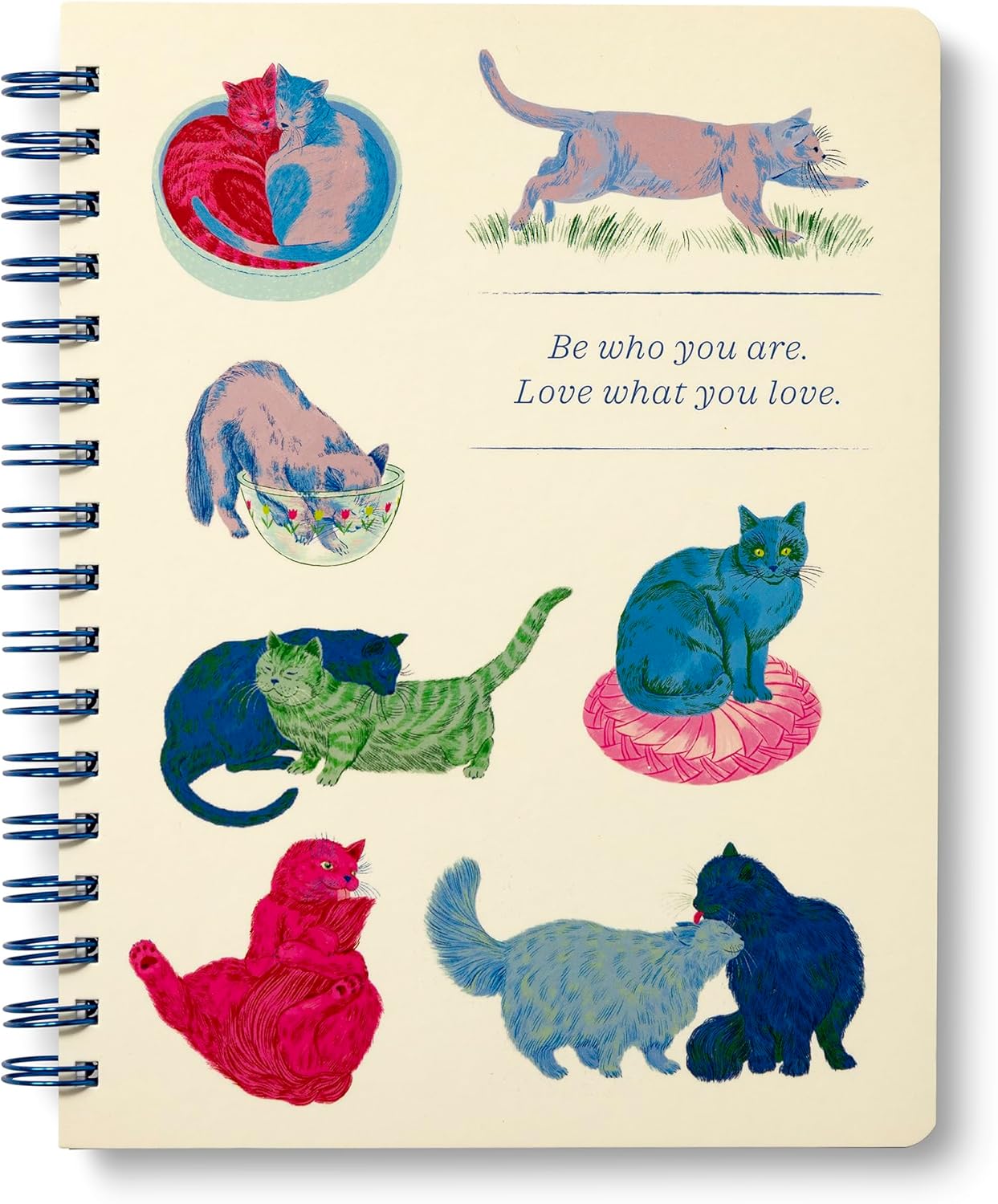 Compendium Spiral Notebook – Expect the Best Things to Happen Today – A Designer Spiral Notebook with 192 Lined Pages, College Ruled, 7.0" W x 9.25" H