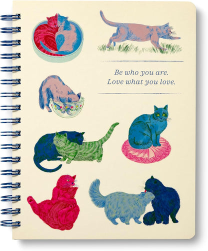 Compendium Spiral Notebook – Expect the Best Things to Happen Today – A Designer Spiral Notebook with 192 Lined Pages, College Ruled, 7.0" W x 9.25" H