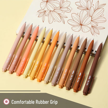 Mr. Pen- Retractable Gel Pens, 12 Pack, Colorful Ink, Fine Point 0.7mm, Fast Dry, Smooth Writing, Cute Pens for Drawing, Writing Planner and School Supplies