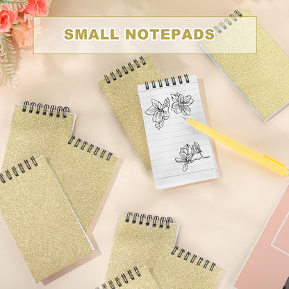 Tenceur 2 Pcs Pocket Notebook Bulk Small 3x5 Inch Spiral Notepads Mini Top Bound Notebook with Lined 120 Pages Ruled Memo Pads for Office College Nurse Essentials Back to School Gift (Black)