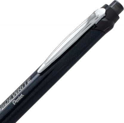 Pentel Glidewrite Signature Ballpoint Pen, (1.0mm) Medium, White Barrel, Blue Ink, Pack of 3 (BX930WBP3C)