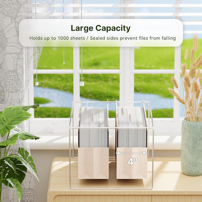 XINGIA Wheat Straw Reinforced Hanging File Folders Legal Size,4 Inch Expansion File Organizer,6 Pack Extra Capacity File Cabinet Folders for Bulky Files,Medical Charts,Filing Folders Hanging with Tabs