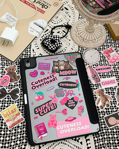QYH Printable Vinyl Sticker Paper for Inkjet & Laser Printer - Matte White Waterproof, 50 Sheets Vivid Colors, Compatible with Cricut, Silhouette, Ideal for Small Business & DIY- 8.5"x11"