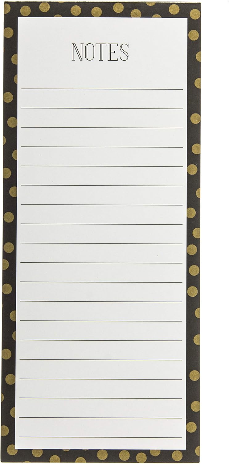 Graphique Magnetic Notepad - Peanuts Gang Grocery and Shopping List - Fun Decorative To-Do List - Perfect House Warming Gifts - 100 Tear off Sheets (4" x 9.25" x .5")