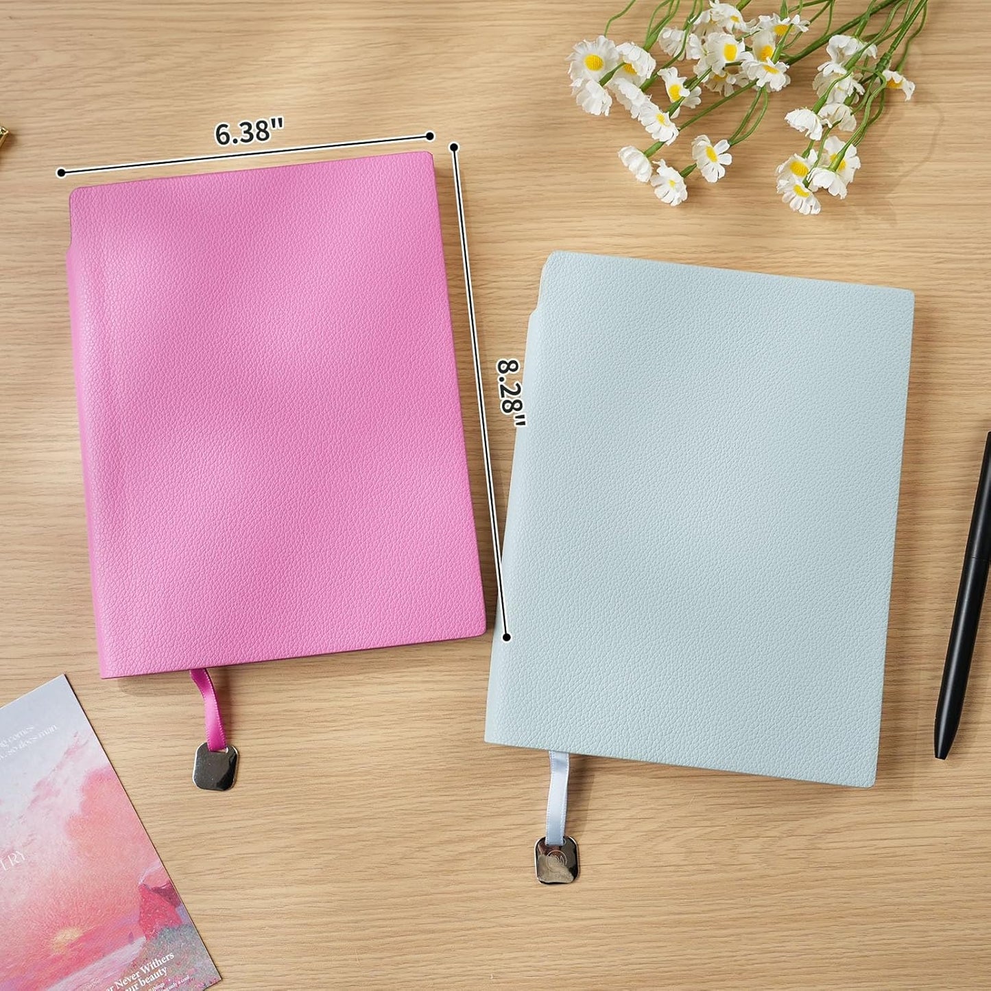 Lined Journal Notebook for Women A5 Softcover Journals for Writing 160 Pages Daily Journaling College Ruled Notebooks for Work School Note Taking, Business 6.38'' X 8.28''