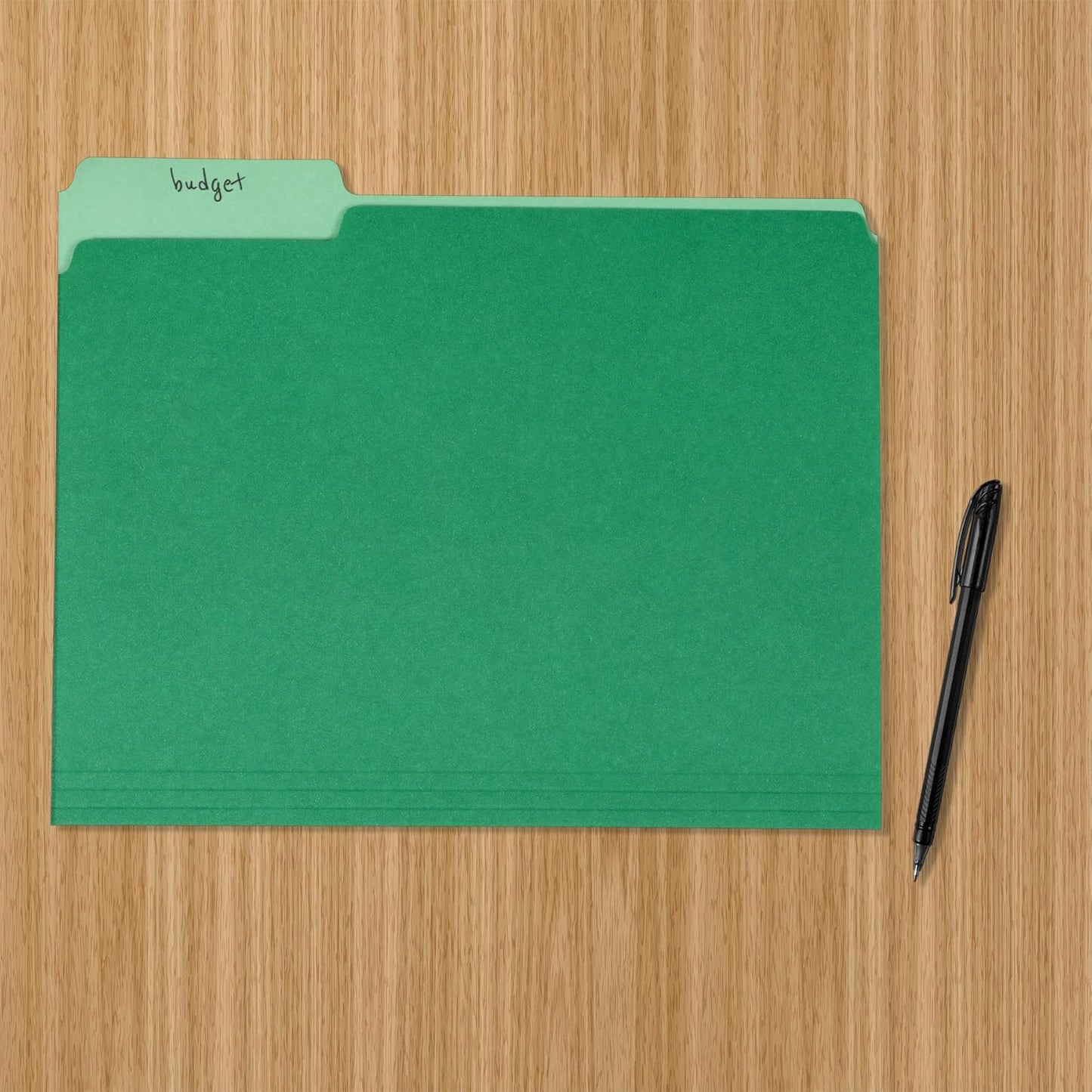 Amazon Basics Manila File Folders, Letter Size, 1/2 Tab in Left and Right Positions, 8.5" x 11", 36-Pack