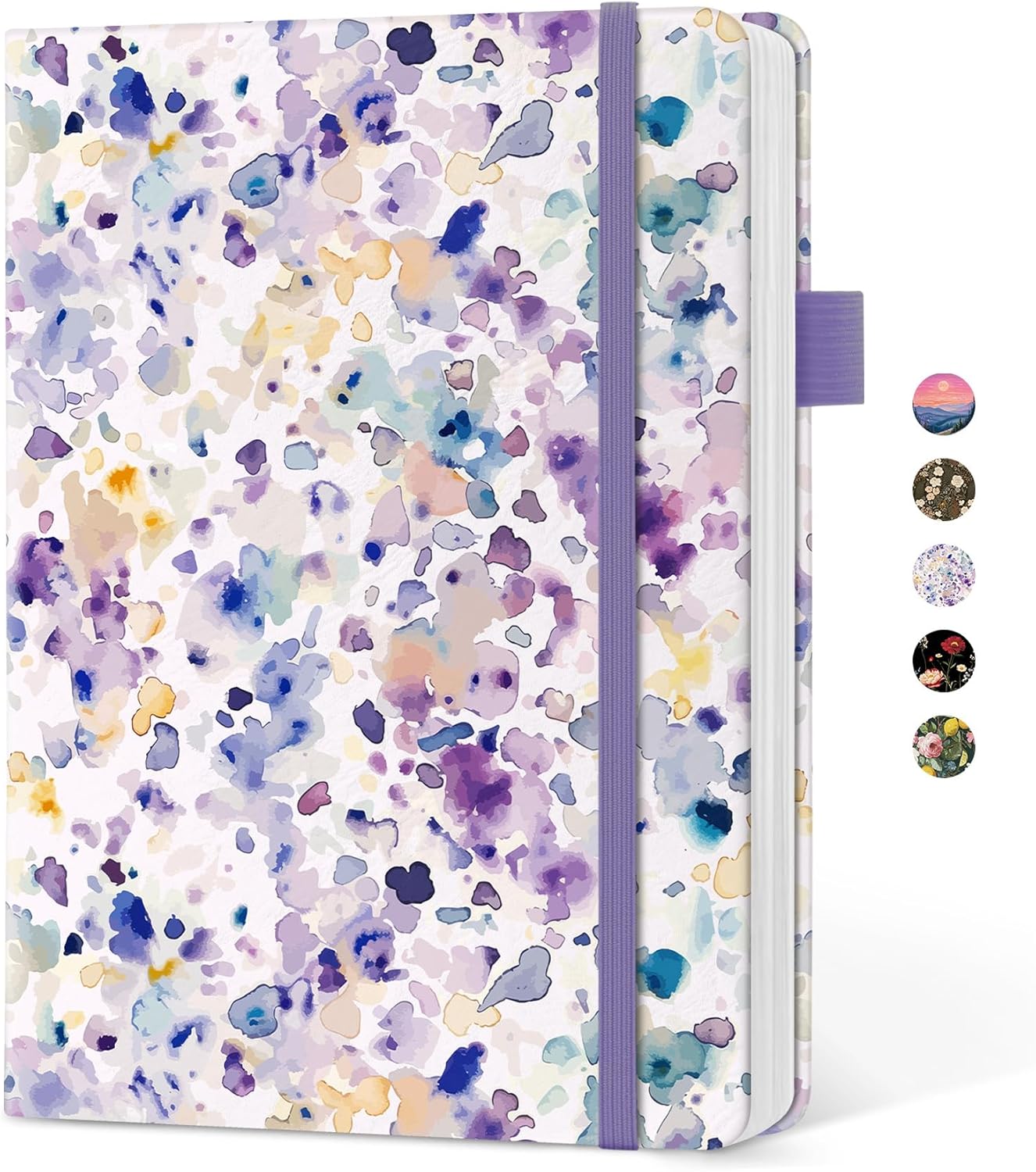 Taja Aesthetic Lined Journal for Women, Pretty 6" x 8" Notebook for Work & Note with 160 College Ruled Pages, Hardcover Leather Notebook for Journaling, Note Taking, Bible Study, Hummingbird
