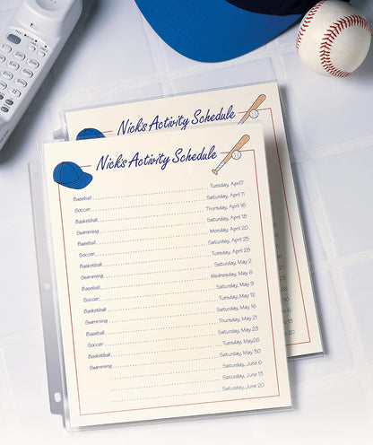 Avery Clear Standard Weight Sheet Protectors, Top Load, 25 Document Protectors (75530)