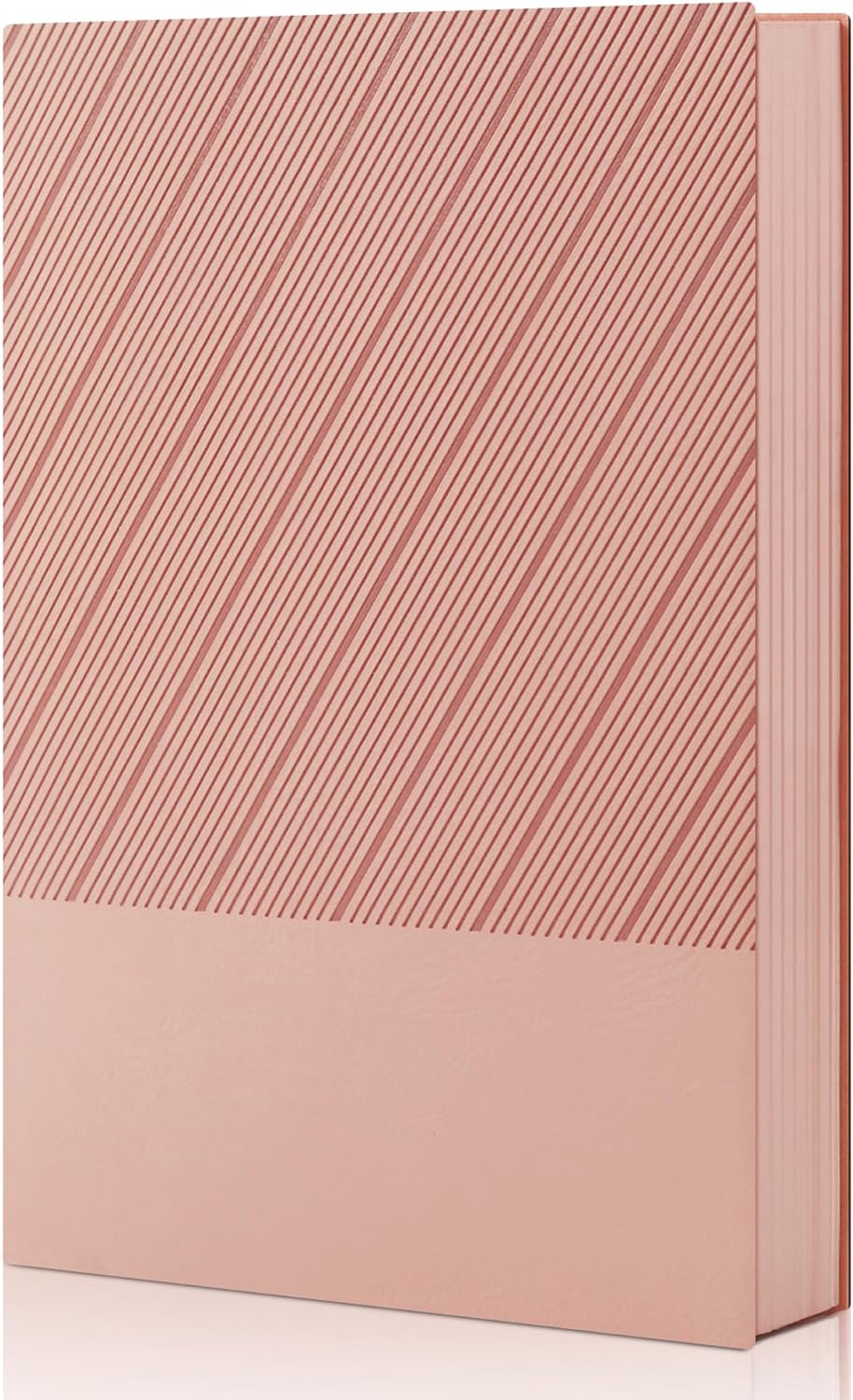BOBO RABBIT Softcover Lined Journal Notebook 348 Pages Lay-Flat Bound Soft Leather Journaling Notebook for for Writing Work School Office Note Taking, 5.75"x8.31" Grey