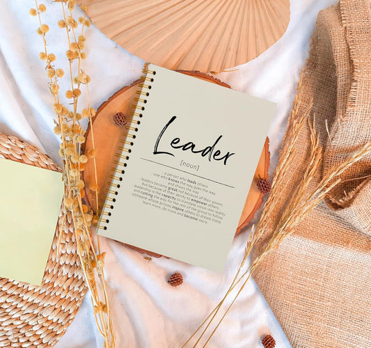 OXW Green Meeting Notebooks for Work, Leadership Gifts Office Work Notebook Journal for Writing Note Taking, Thank You Appreciation Gifts for Women Men Leader Mentor Boss Manager Principal, 5.5"x8.3"
