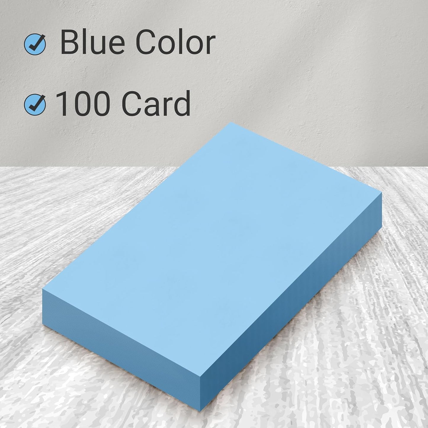 THREE LEAF 3 X 5, INDEX CARDS RULED, 100 CT. WHITE, Ruled Flash Cards, Study Card, Memo Pad, For To-Do List, Art And Craft Projects