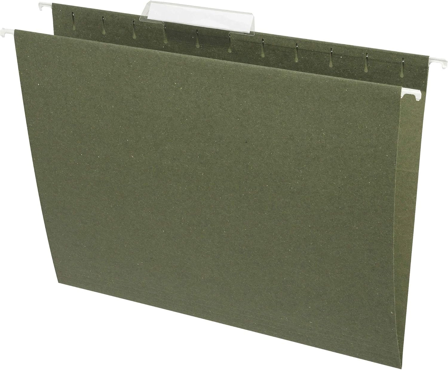Business Source, BSN17532, 1/3 Cut Standard Hanging File Folders, 25 / Box, Standard Green
