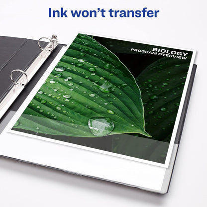 Avery® Heavy-Duty View 3 Ring Binder, 5" One Touch EZD® Rings, White, Pack of 2 Binders