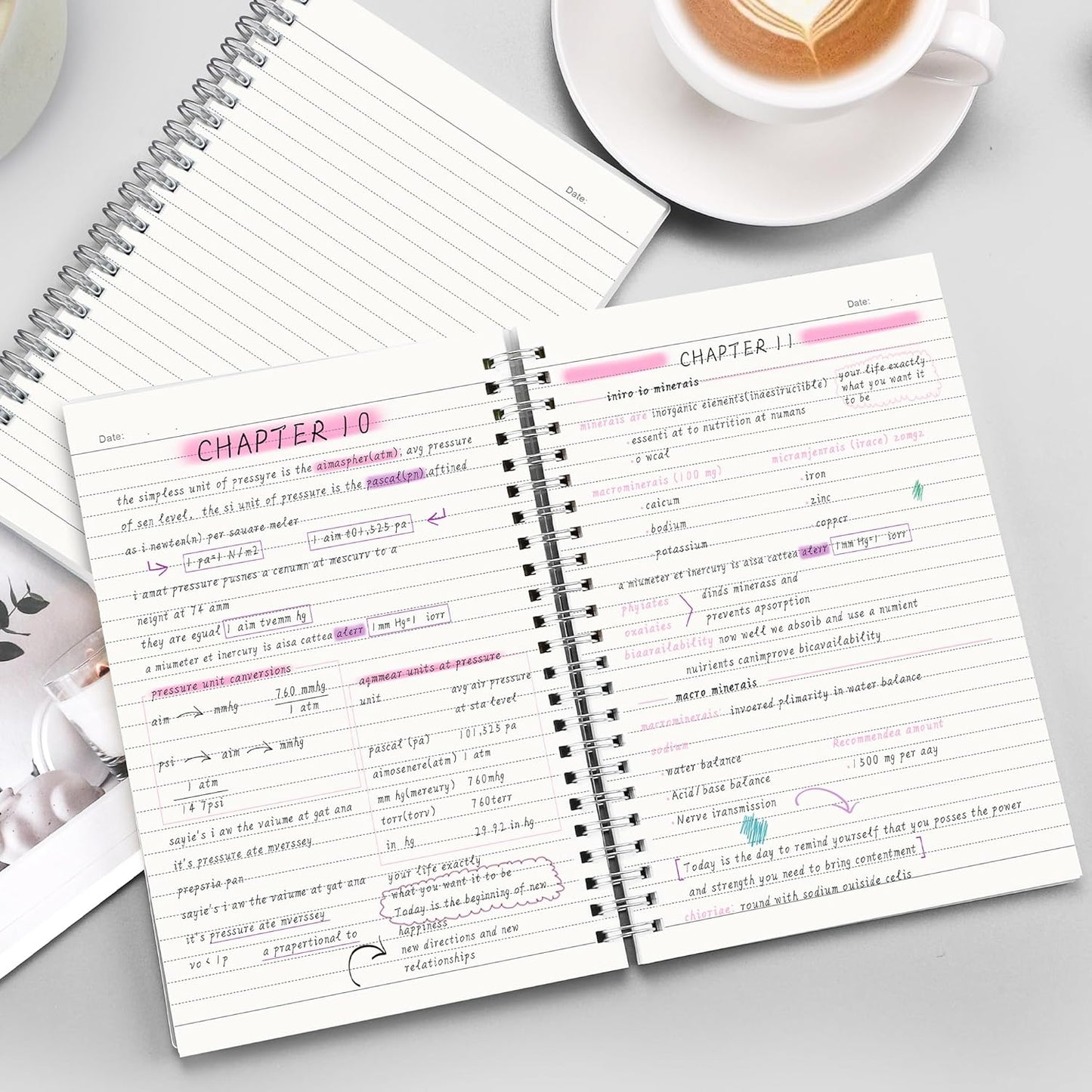 RETTACY Blank Journal Notebook, 3-Pack, 160 Pages per Pack, A5 Medium Size (5.7'' × 8.3''), 100 GSM Thick Paper, Spiral-bound, Flexible Plastic Cover, for Sketching, Drawing, Painting