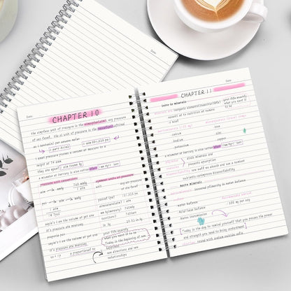 RETTACY Blank Journal Notebook, 3-Pack, 160 Pages per Pack, A5 Medium Size (5.7'' × 8.3''), 100 GSM Thick Paper, Spiral-bound, Flexible Plastic Cover, for Sketching, Drawing, Painting