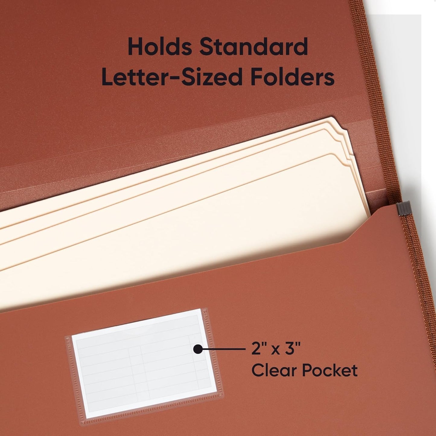 Smead Poly Wallet, Accordion File Organizer for File Folders, Legal Size, Black, 5-1/4 inch Expansion, Office Supplies, Document Organizer (71510)